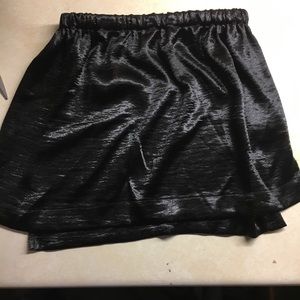 Urban outfitters strapless black top